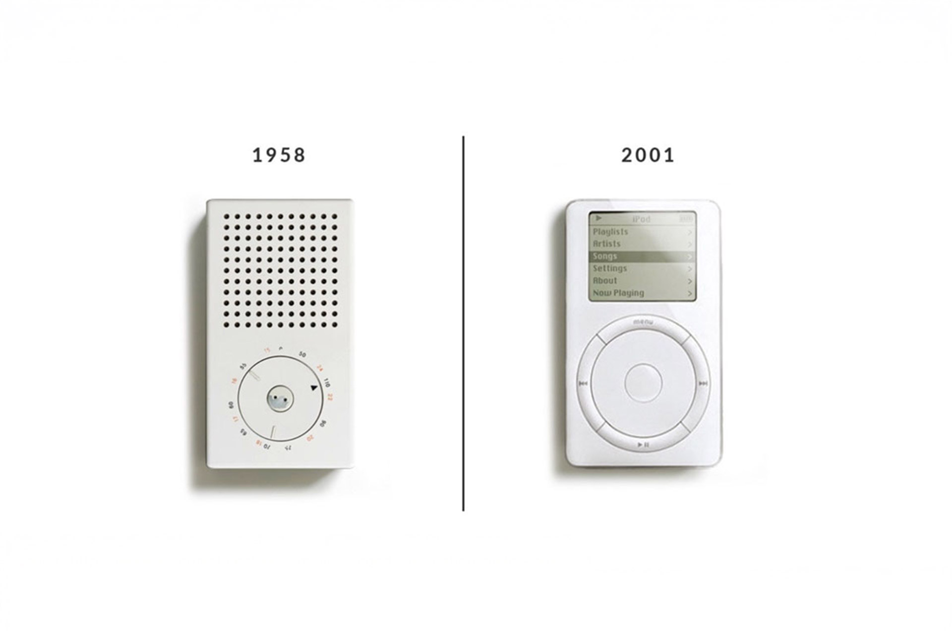 Braun T3 and iPod comparison